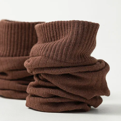 Imagen 2 del producto Calcetines de 2 dedos para hombre, sandalias con chanclas, calcetines de tubo medio con 2 dedos, calcetines con punta dividida a rayas de Color sólido, calcetines de algodón informales de negocios