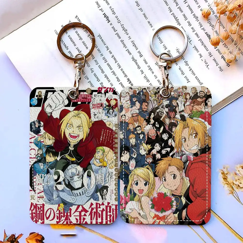 

Аниме Стальной алхимик Канцелярские товары Мужчины и женщины Брелоки для кредитных карт Студенческая карта Держатель удостоверения личности Держатель удостоверений личности Держатель карты