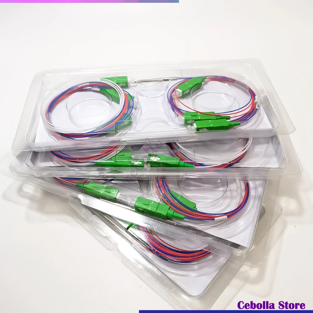 FTTH 1x2 Coupler Splittter Optical Fiber FBT Splitter 10:90  SC-APC Connector