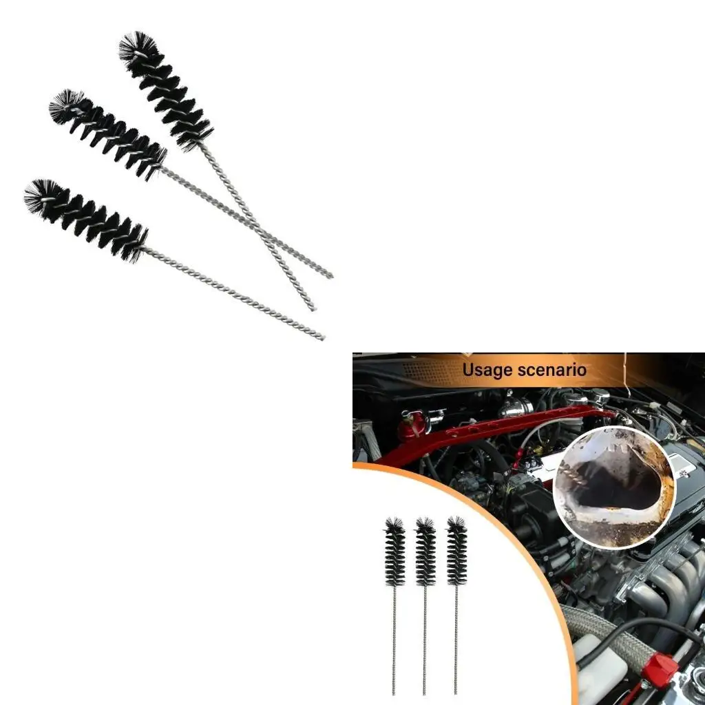 F1CF Gasolines Engine Carbon Cleaner Brush Efficient Carbon Build Up Remover Brush