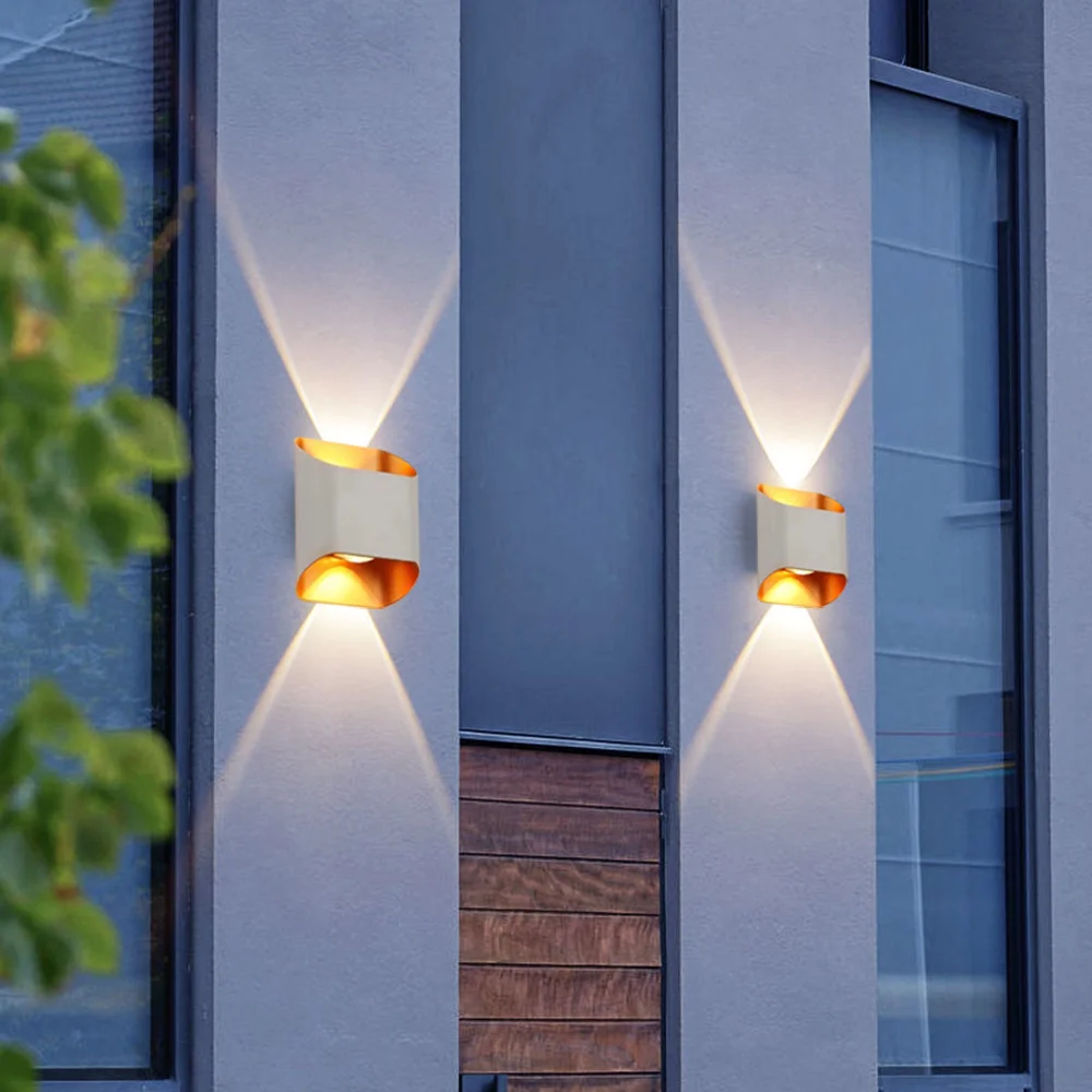 Modern Up and Down LED Wall Lamp Indoor Lighting Outdoor Lighting Waterproof IP66 Wall Lights For Gallery Light Bedroom Balcony