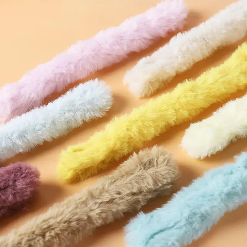 Plüschige Eisendraht-Drehstäbe 25mm Lebendige Farben Wollstäbe für Schulkunststunden DIY-Handwerkskreation – Detail 13