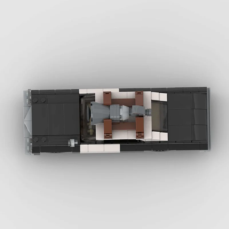 Kit de construção de veículos policiais 311 peças-modelo de cidade compatível com moc para adolescentes e adultos, presente criativo diy com guia