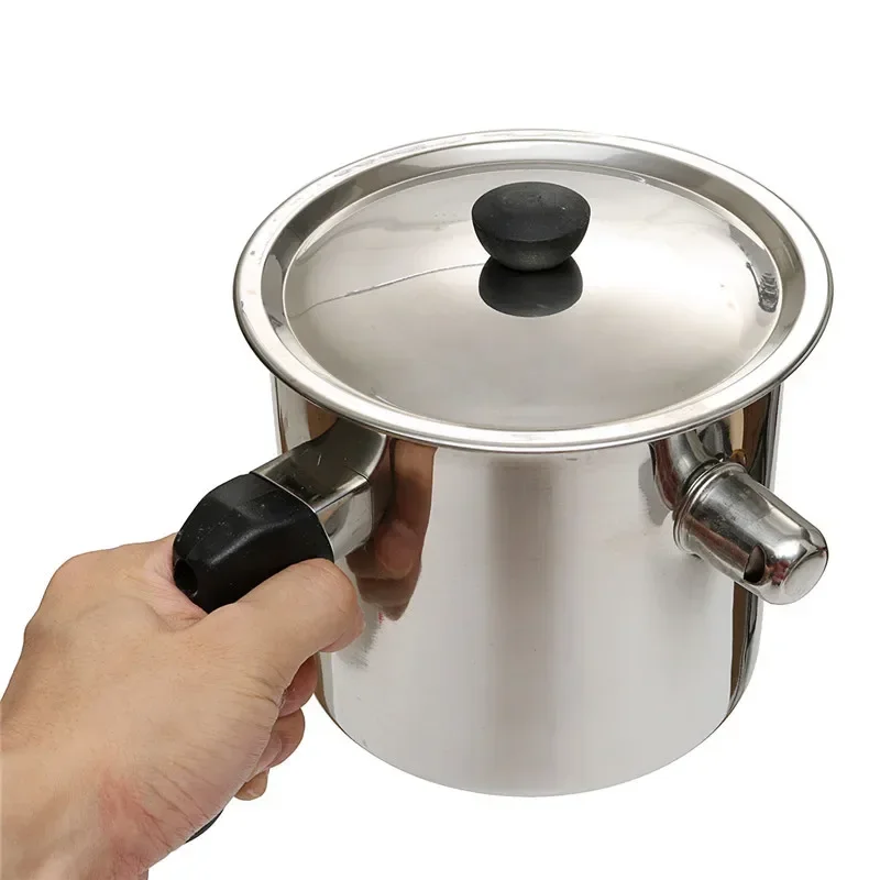 Stainless Steel Milk Cooker with Whistle, Kitchen Tool, Suitable for Induction Cooktops, Essential Kitchen Tool, KML-5840