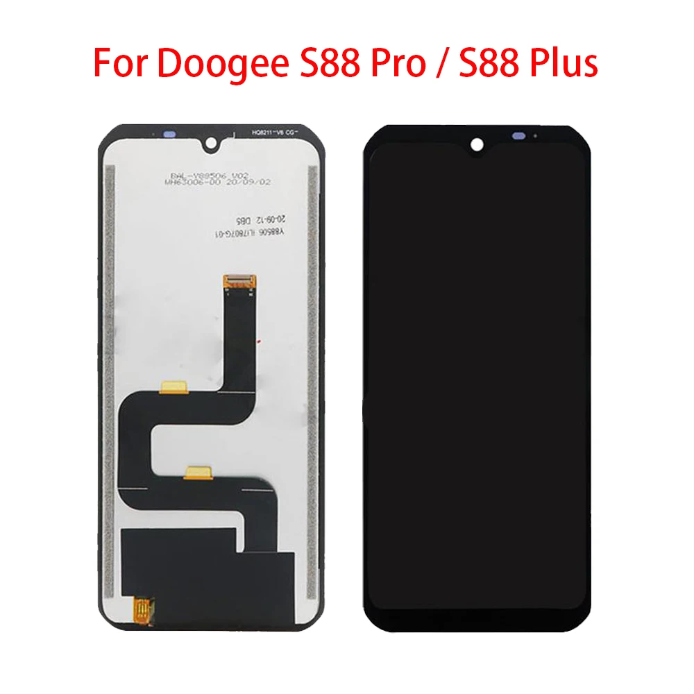 Imagem -03 - Display Lcd para Doogee S96 S98 S86 S89 S95 S96 S97 S88 Pro Mais Display Lcd de Toque Digitador da Tela Montagem Parte Substituição