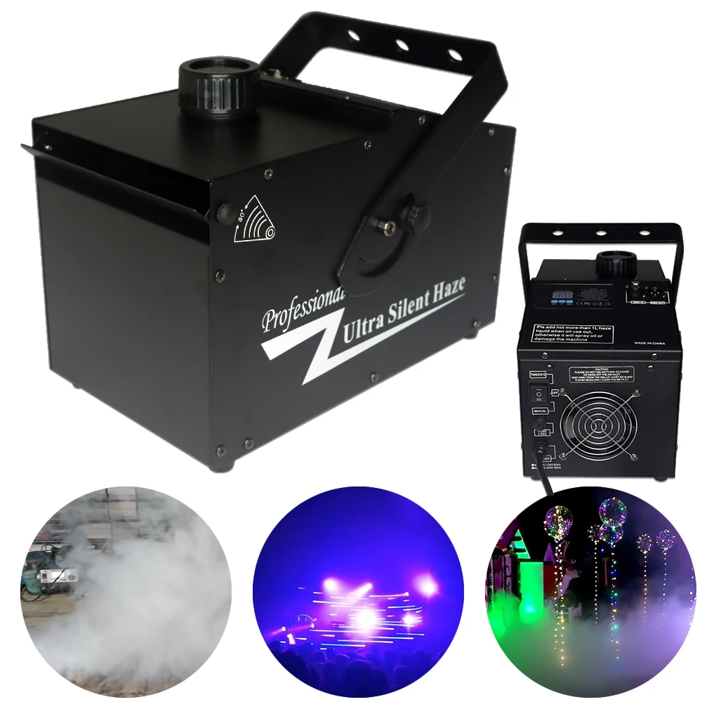 300W Mini Fog Machine DMX512 Control Fog Machine Stage Fog Hazer Smoke DJ Smoke Show Effect As Fairytale Wonderlan