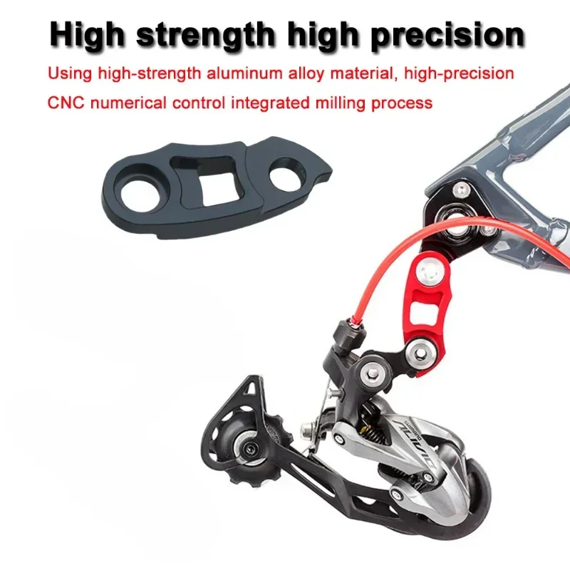 MTB Bike Road Bicycle Rear Derailleur Hanger Extension Speed Change Frame Gear Tail Hook Extender 40-56T Large Tooth Flywheel