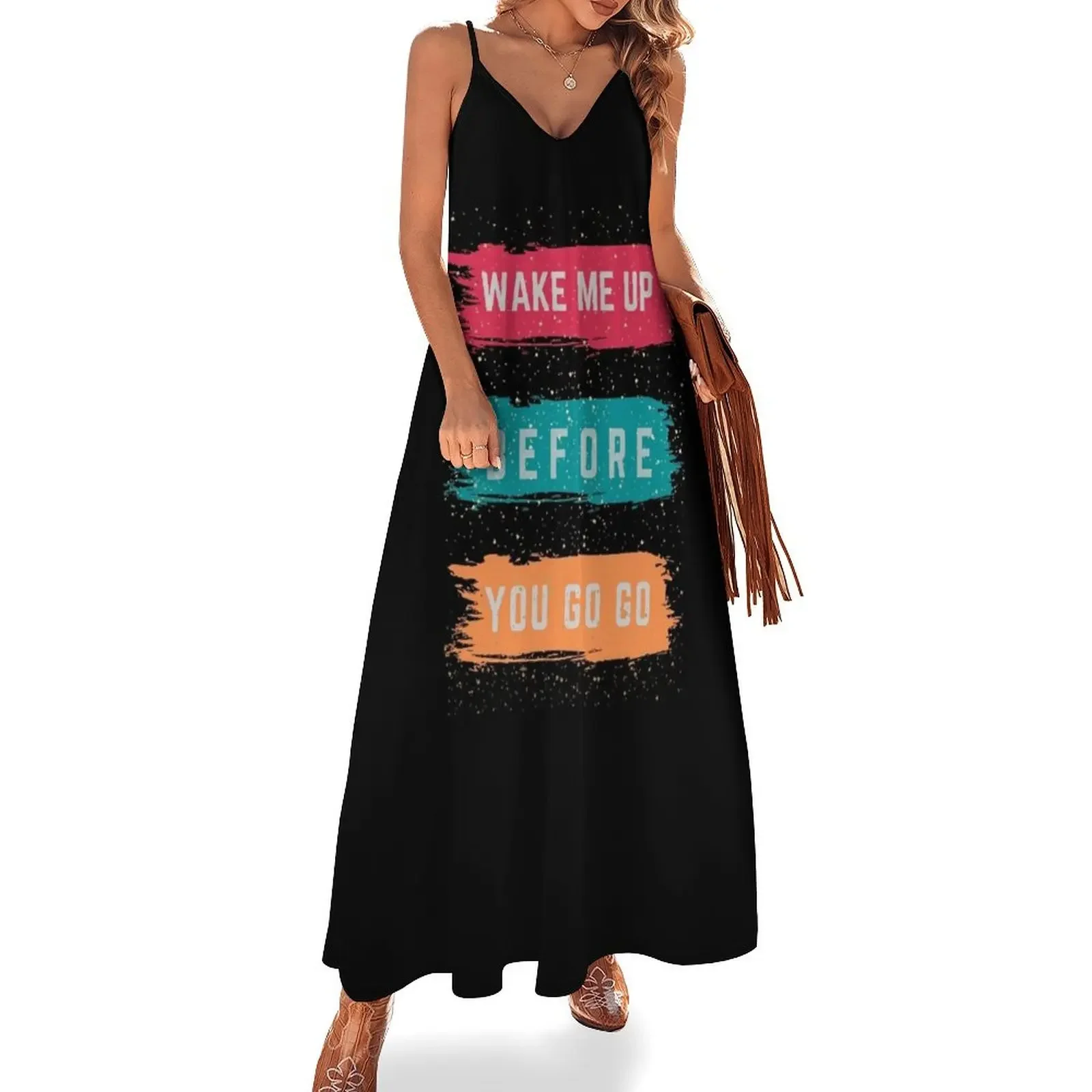 

wake me up before you go go Sleeveless Dress dresses for womens 2025 dresses ladies 2025 summer