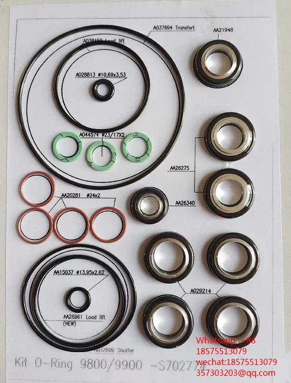 

For Thermo Fisher S702774 KIT O-RING, 9800 Seal Assembly Set ARL Fluorescent Spectrometer Accessories