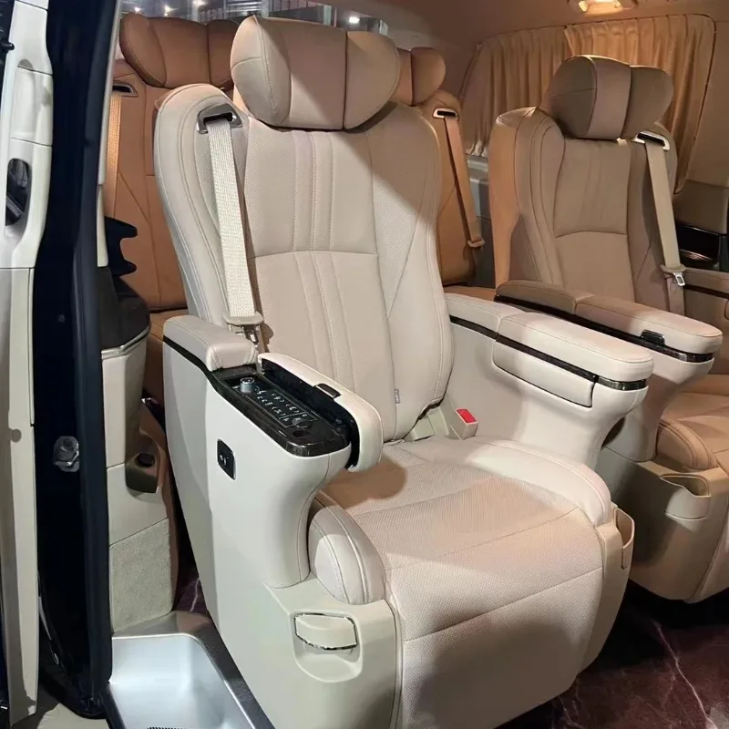 RV Swivel Seat, Luxurious and Comfortable Business Car Seats, Van Interior Accessories Multifunctional Seats
