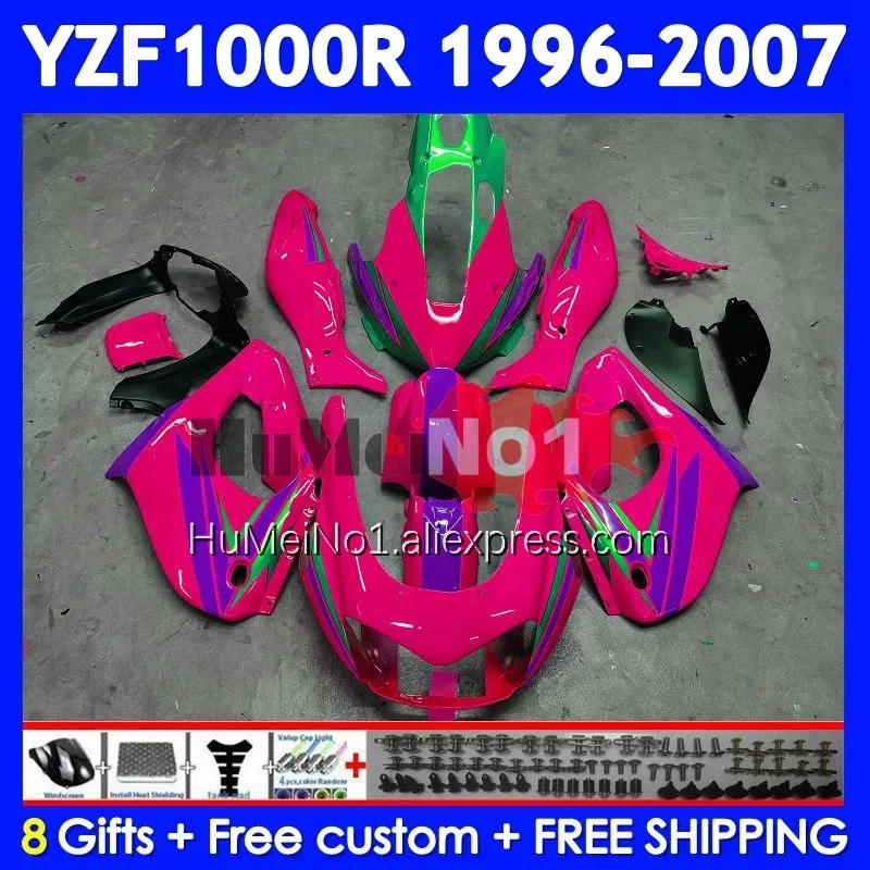 Thunderace For YAMAHA YZF 1000R YZF1000R 1996 1997 1998 1999 2000 2001 353No.145 YZF-1000R Gloss pink 02 03 04 05 06 07 Fairing