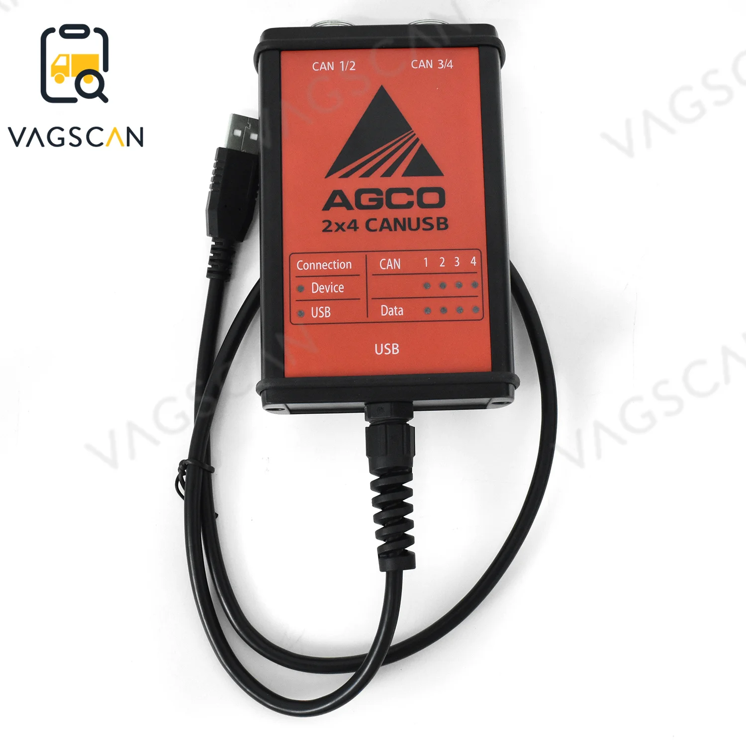 2024 Electronic Diagnostic Tool For AGCO CANUSB EDT Interface Heavy Duty Agricultural Diagnosis Scanner