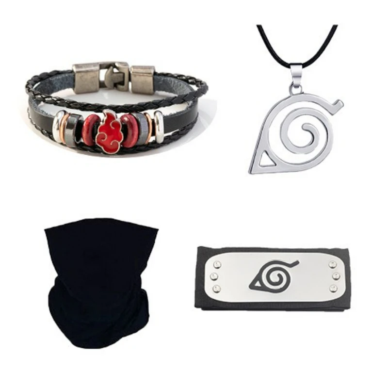1 Stück Naruto Cosplay Zubehör Ninja-Tasche Kunai Shuriken Requisite Akatsuki Kakashi Halskette Actionfigur Geschenk Anime Geburtstagsgeschenk – Detail 2