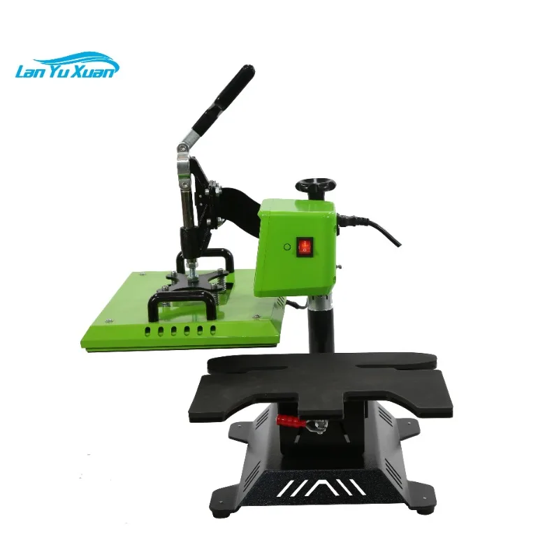 مجموعة 3 في 1 بتصميم دوار مناسبة للأحذية/الجوارب/الأكمام/التي شيرتات آلة طباعة التسامي بالضغط الحراري #1