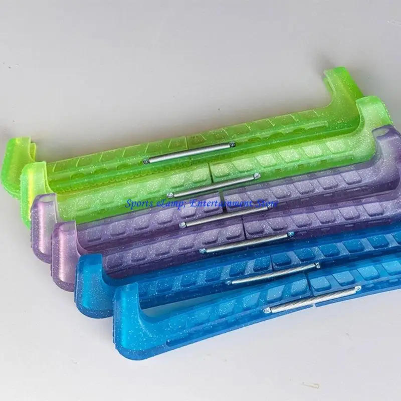 

G7NF Elastic Ice Skate Blade Guards Adjustable Ice Skating Blade Cover Sports Protective Covers Skating Accessories