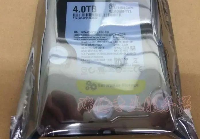 

For WD4000FYYZ 4TB 7.2K SATA 4T hard disk