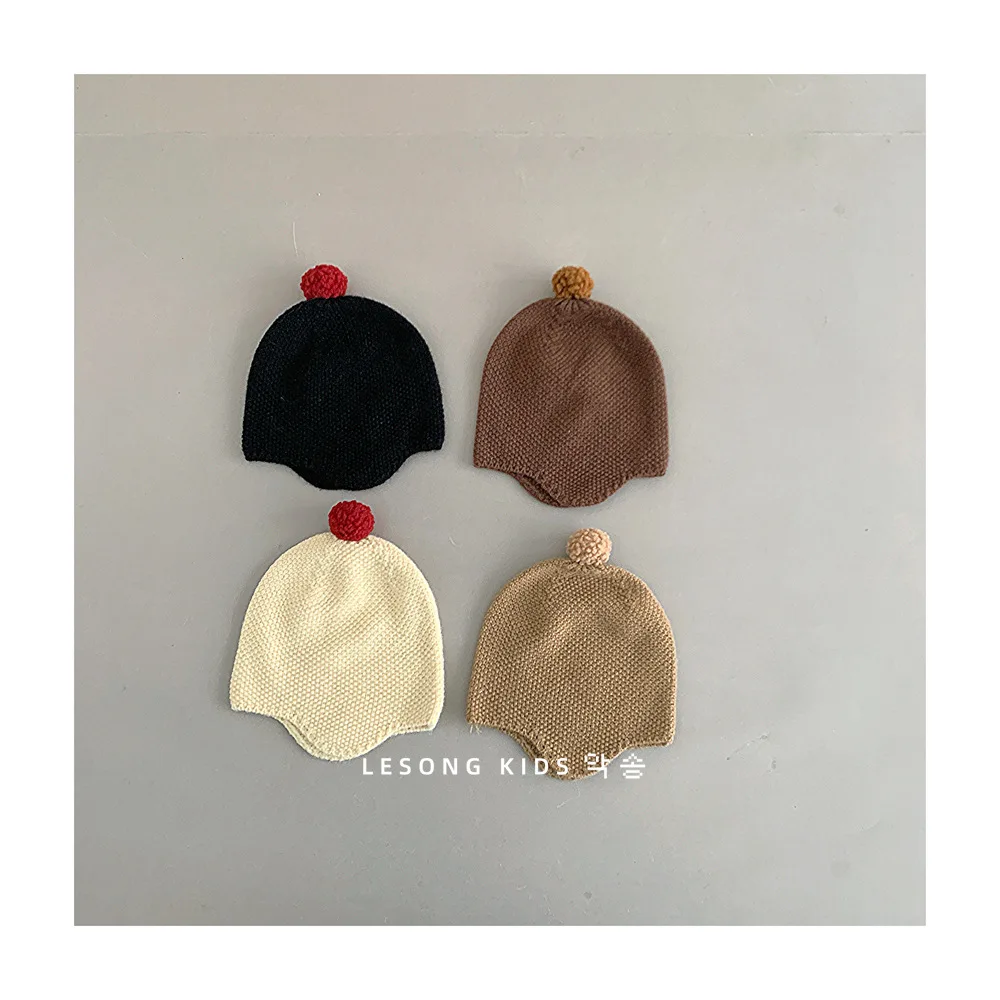 bonito-pom-chapeu-do-bebe-pulover-bone-outono-inverno-la-bola-protecao-de-orelha-chapeu-meninos-meninas-cor-solida-chapeu-de-malha