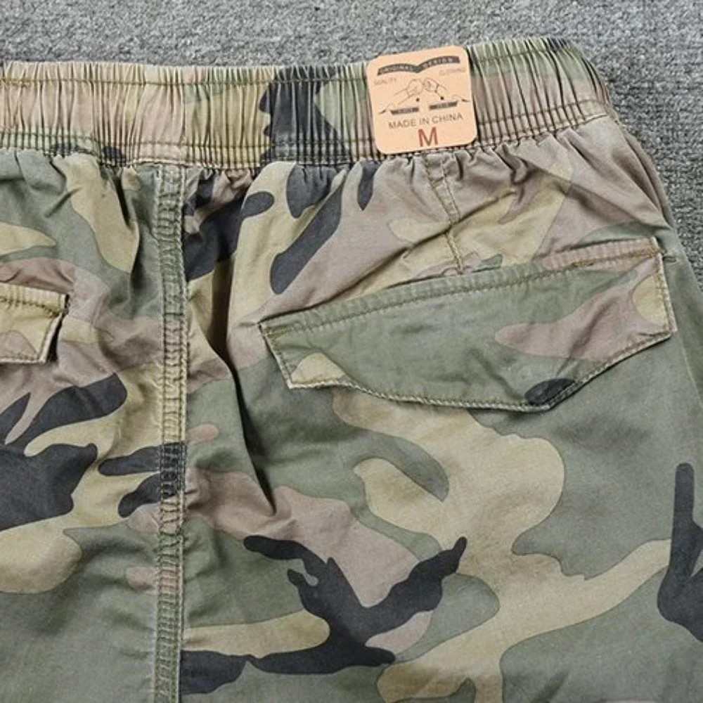 Calças masculinas camuflagem regular ajuste caminhadas calças de carga dos homens camo inverno coreano ao ar livre calças oversize mais barato baggy novo em