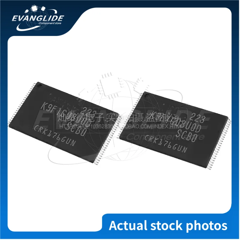 5 PCS/LOT Original & New K9F1G08U0D-SCB0 K9F1GO8UOD-SCBO TSOP-48 1GB NAND Flash  In Stock Wholesale