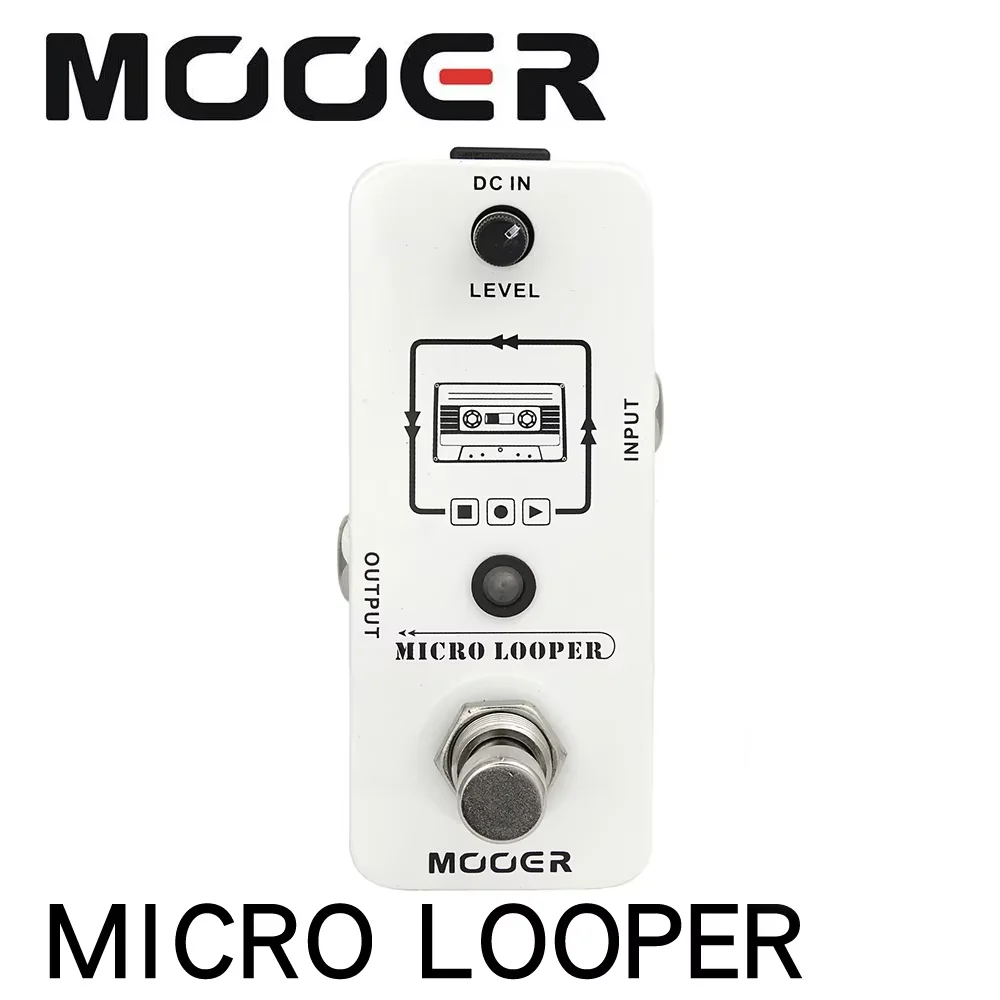 Mooer Micro looper Mini Loop recording Effect Pedal for Electric Guitar True Bypass High Quality Guitar Parts & Accessories