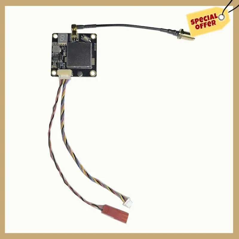 أداء مستقر-5.8G 2W VTX 2000Mw FPV Video Audio Transmitter 7-26V لطائرة FPV طويلة المدى بدون طيار RC