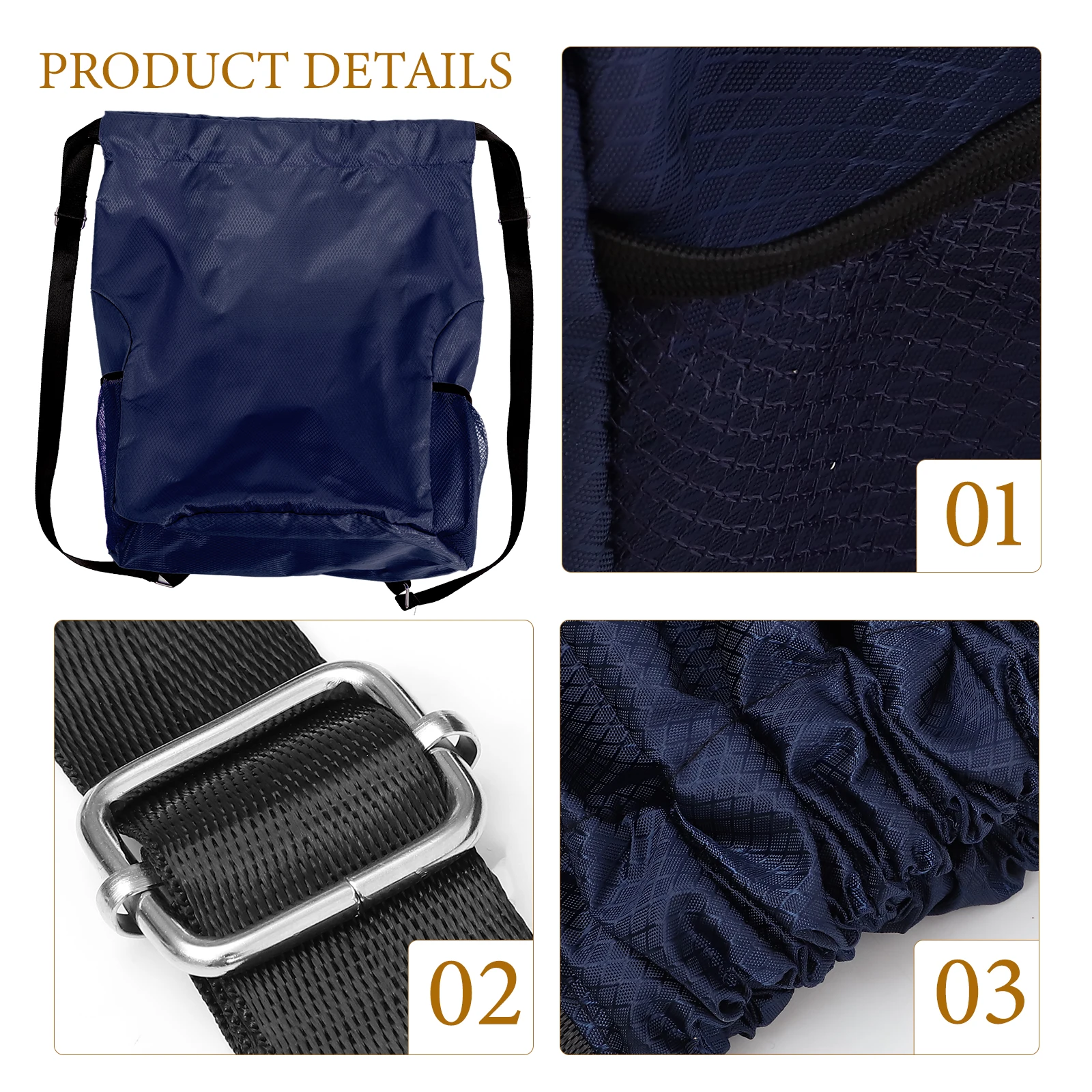 

Oxford Cloth Travel Bag Large Capacity Drawstring Backpacks Multi Function Sports Storage Accessories