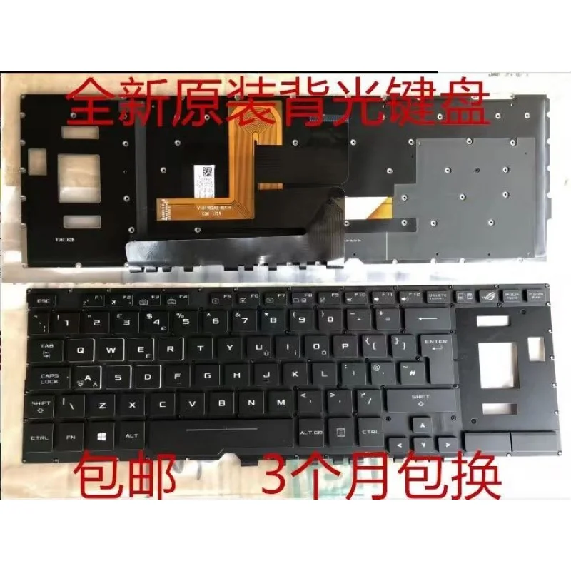 For Asus ROG Zephyrus GX501 GX501V GX501VI GX531 Laptop Keyboard UK Backlit