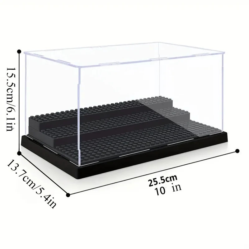 

Acrylic Display Case for Collectibles, Clear Plastic Showcase with Stand, Other Plastic Material