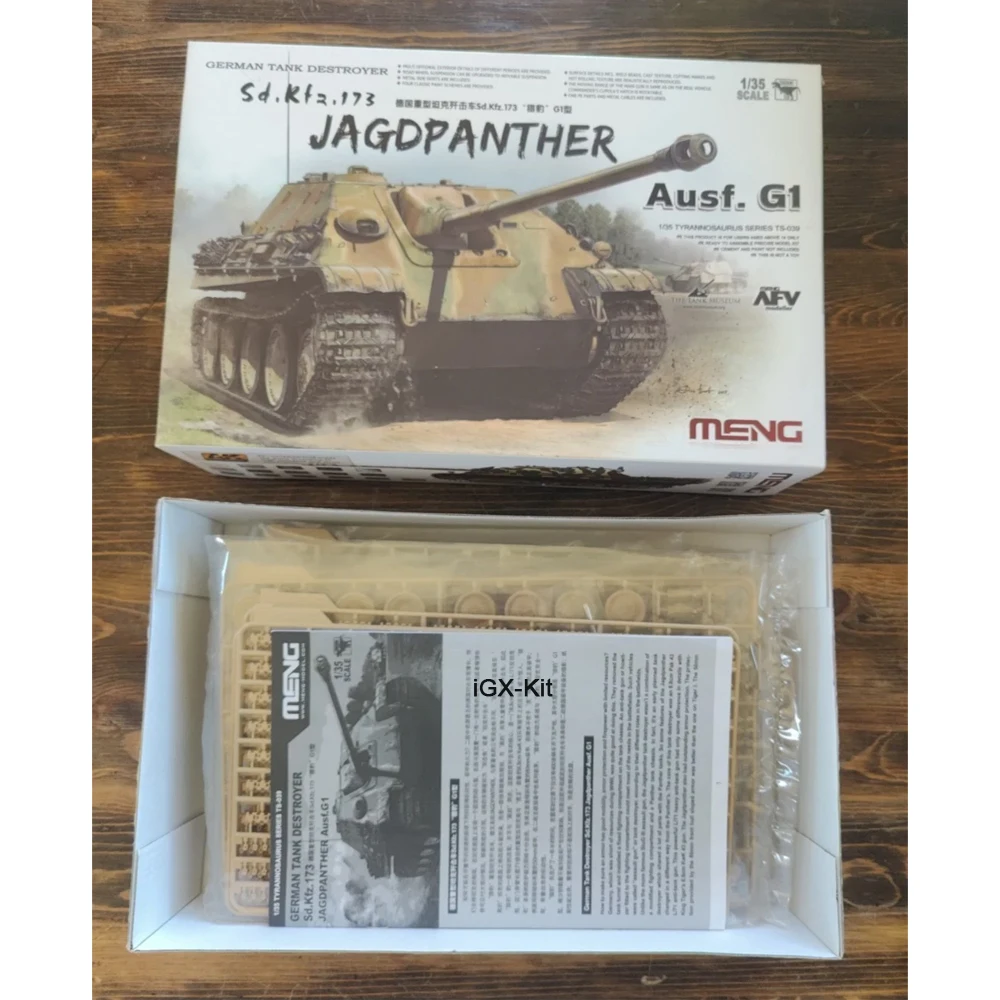 Model Kit Destroyer - Meng TS-039 Modèle de char allemand