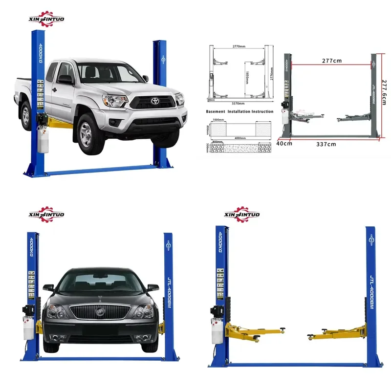 [2026] Xinjintuo CE Car Repair Equipment Two Post Car Lift Car Lifter for Workshops Garage Equipment 4000kg