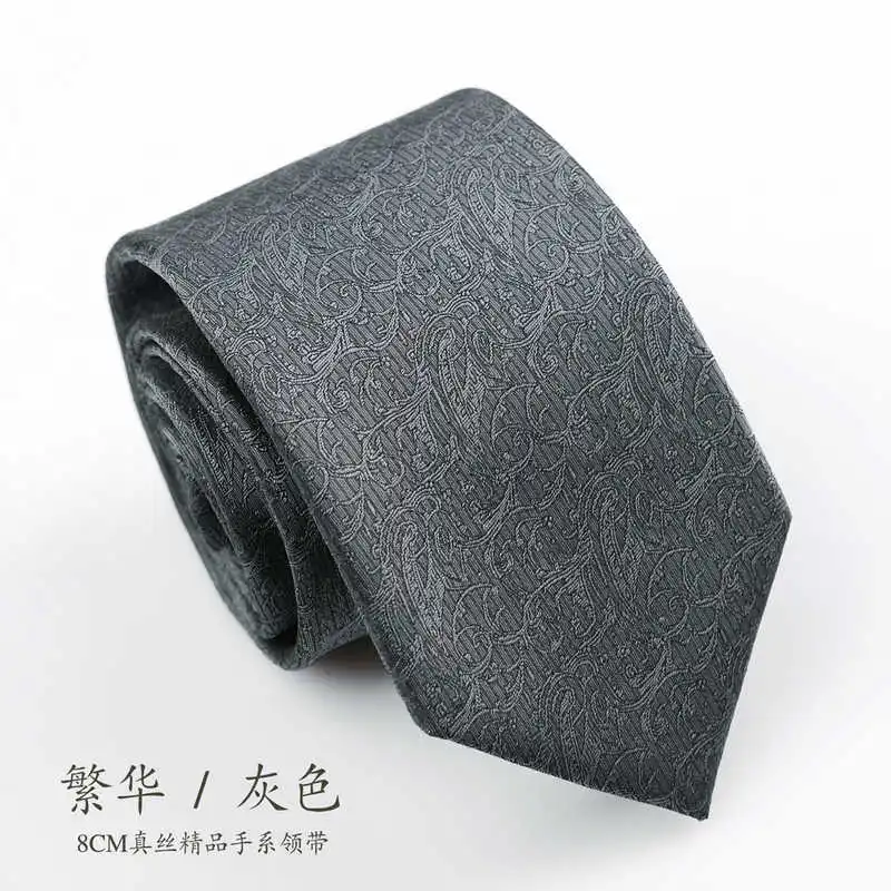 british-retro-gray-blue-striped-100-real-silk-tie-men's-formal-shirt-accessories-fashionable-casual-handmade-8-cm-cravat