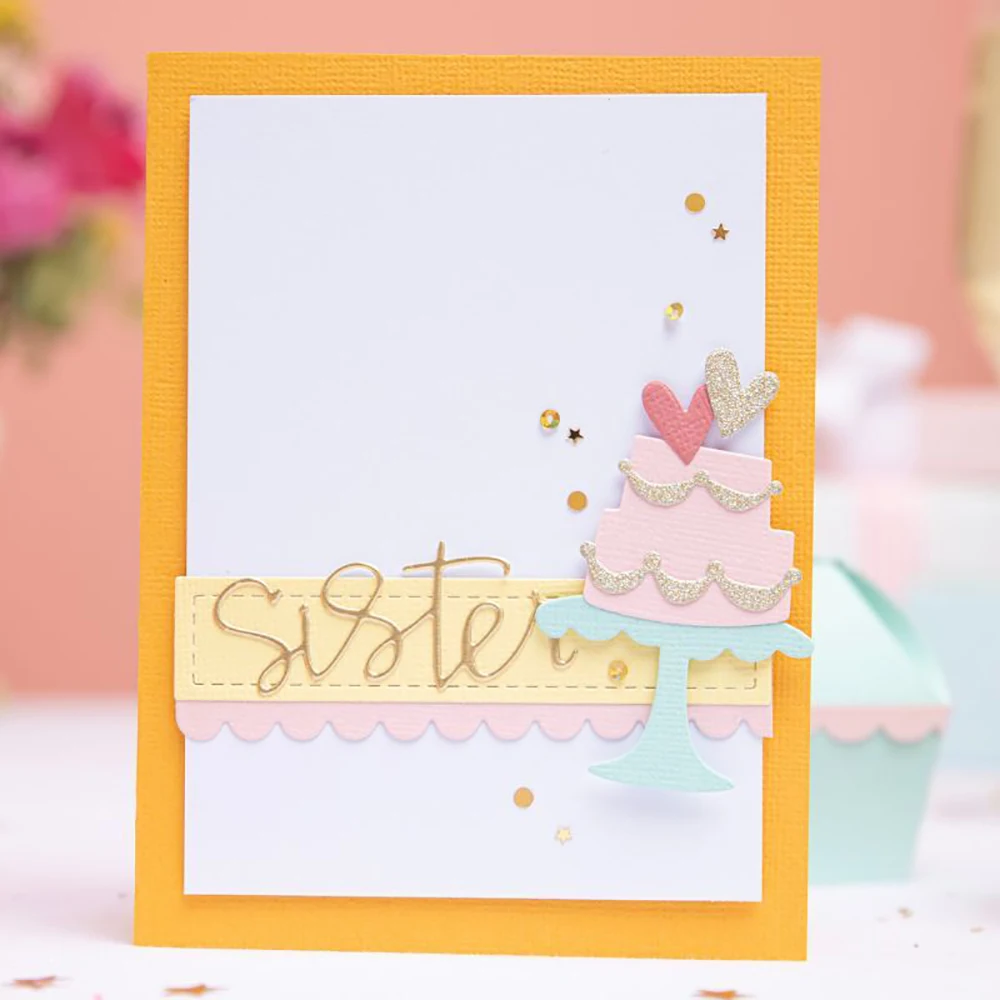 Sohn, Frau, Schritt, Vater, Schwester, Bruder, Onkel, Metall-Stanzformen, DIY-Kartenalbum, Foto, Basteln, Schablone, Scrapbooking, Neu 2023