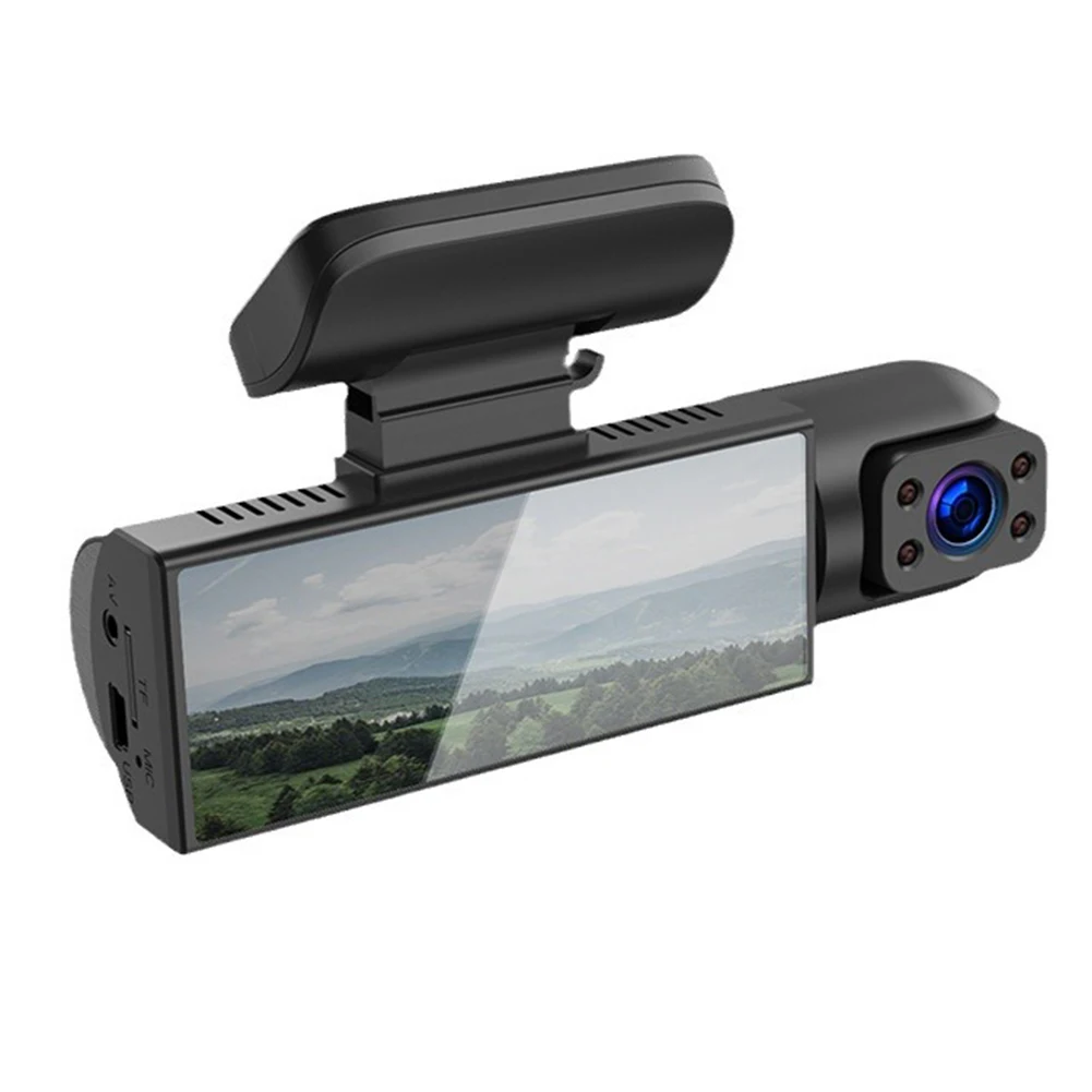 1080p HD Dash Cam Car Dash Cam Anti-corrosion Easy Use High Universality Fitment IPS Touch Screen Loop Recording