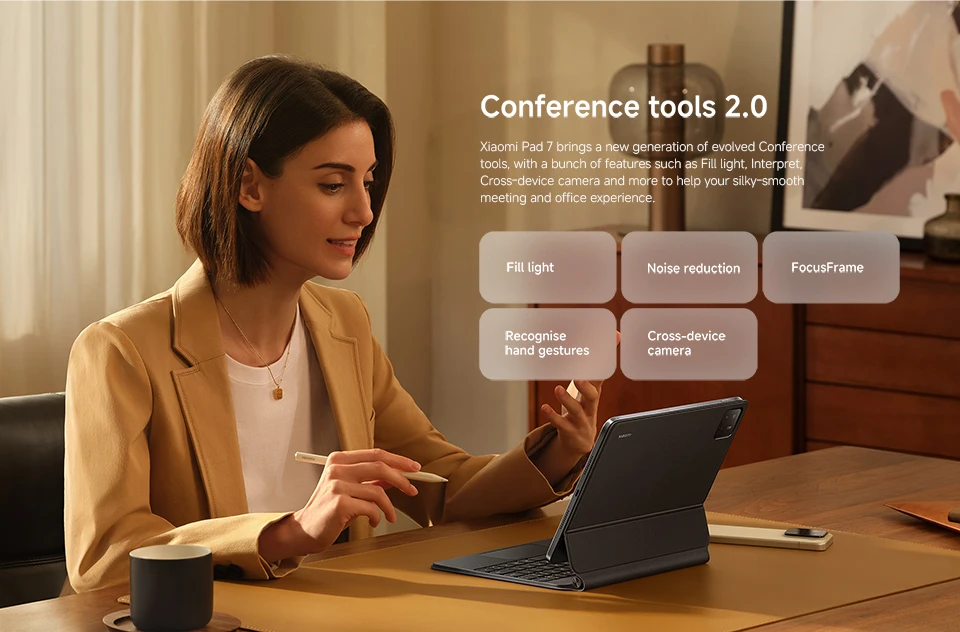 Global Version Xiaomi Pad 7 Snapdragon 7+ Gen 3 Octa-core CPU Tablet 8850mAh 13MP Camera 11.2" 3.2K Display 144Hz 45W Charging