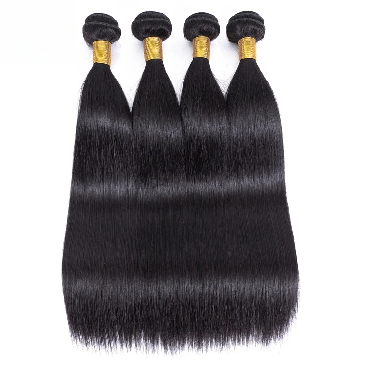 Cross-border foreign trade, smooth hairs natural color real hair Hair curtain human Hairs long straight hair wig