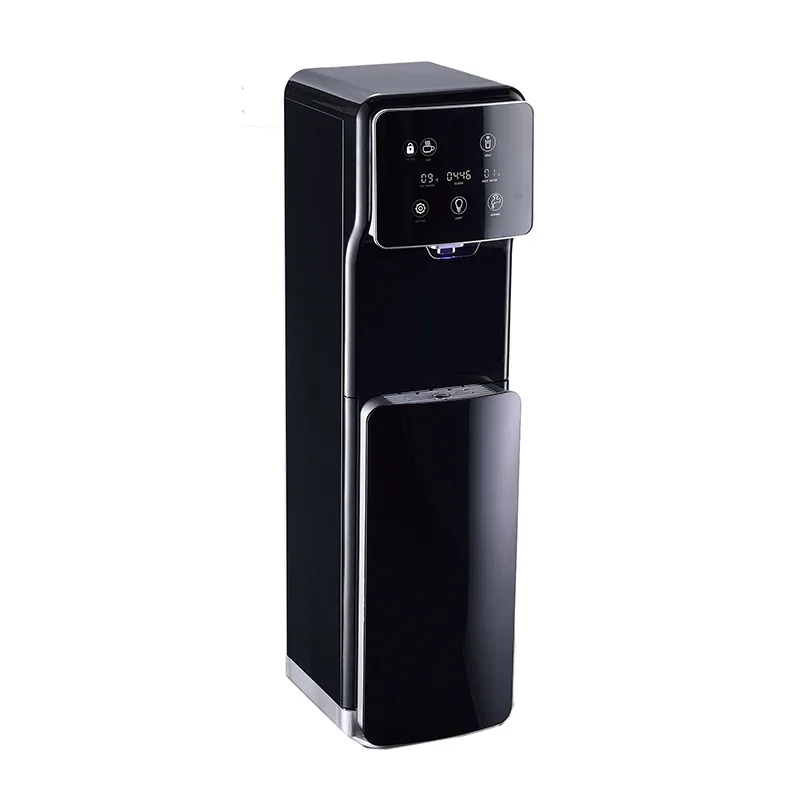 

2-in-1 Floor Standing Water Dispenser Hot & Cold Water with Soda Water Option and Bottom-Loading Design