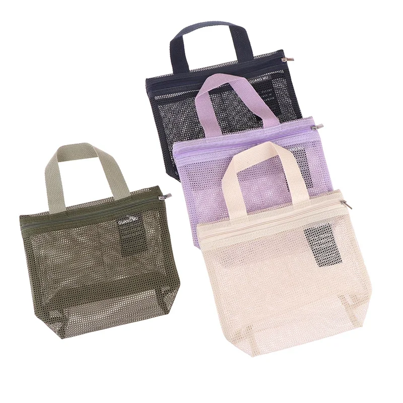 شبكة ماكياج أدوات الزينة تخزين أكياس حقائب اليد المحمولة السفر غسل الجسم دش أدوات المنظم معلقة منظم أدوات التجميل الحقيبة #3