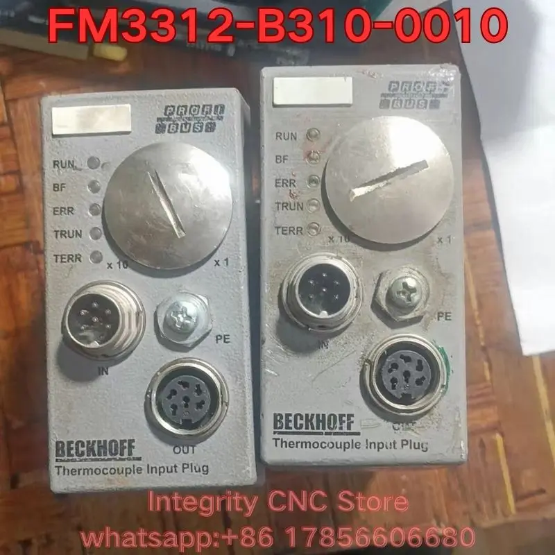 Second-hand FM3312-B310-0010 temperature control input module function test is normal