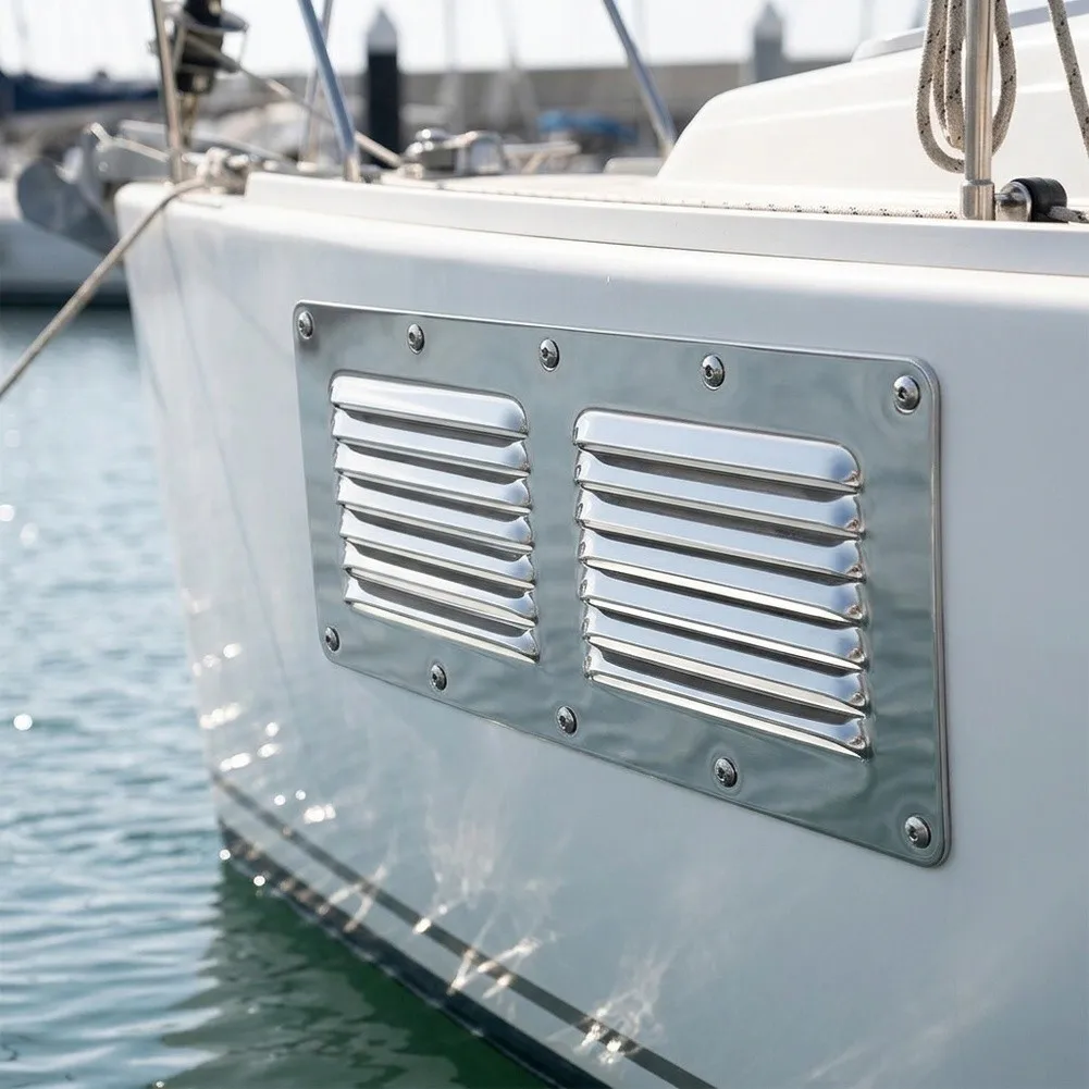 304 SS Ventilation Board for Salt-Exposed Applications Including For Yachts For RVs Fishing Boats and Marine Generator Vents