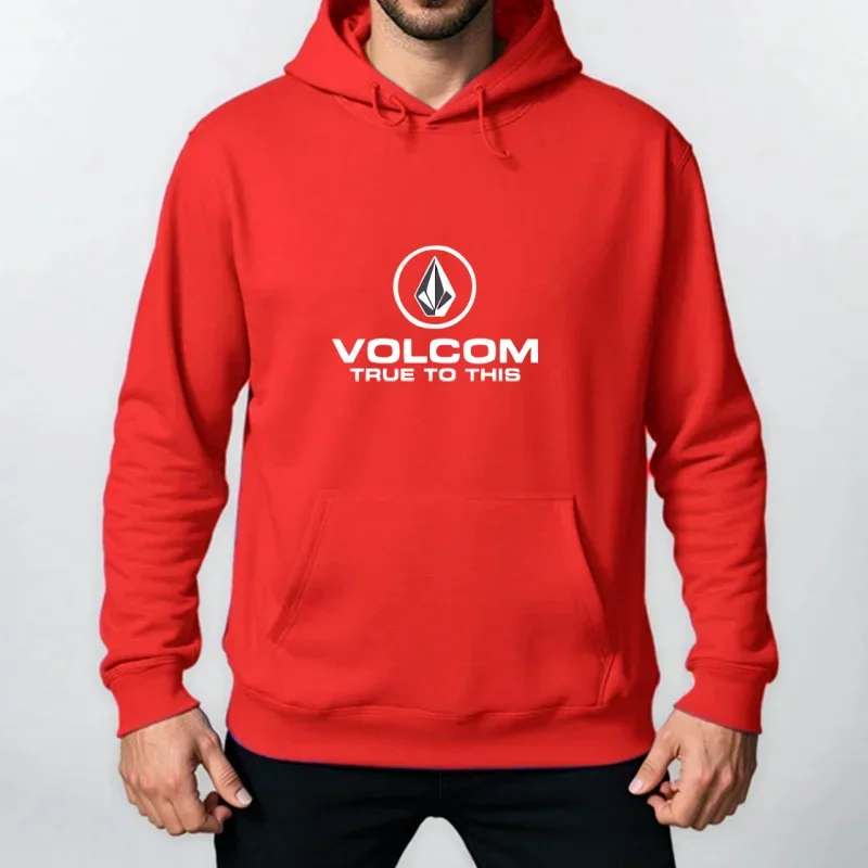 High Quality Volcom Men's New Sportswear: Trendy and Comfortable Sweatshirts for Men. Hooded Sweatshirts for Fall and Winter.