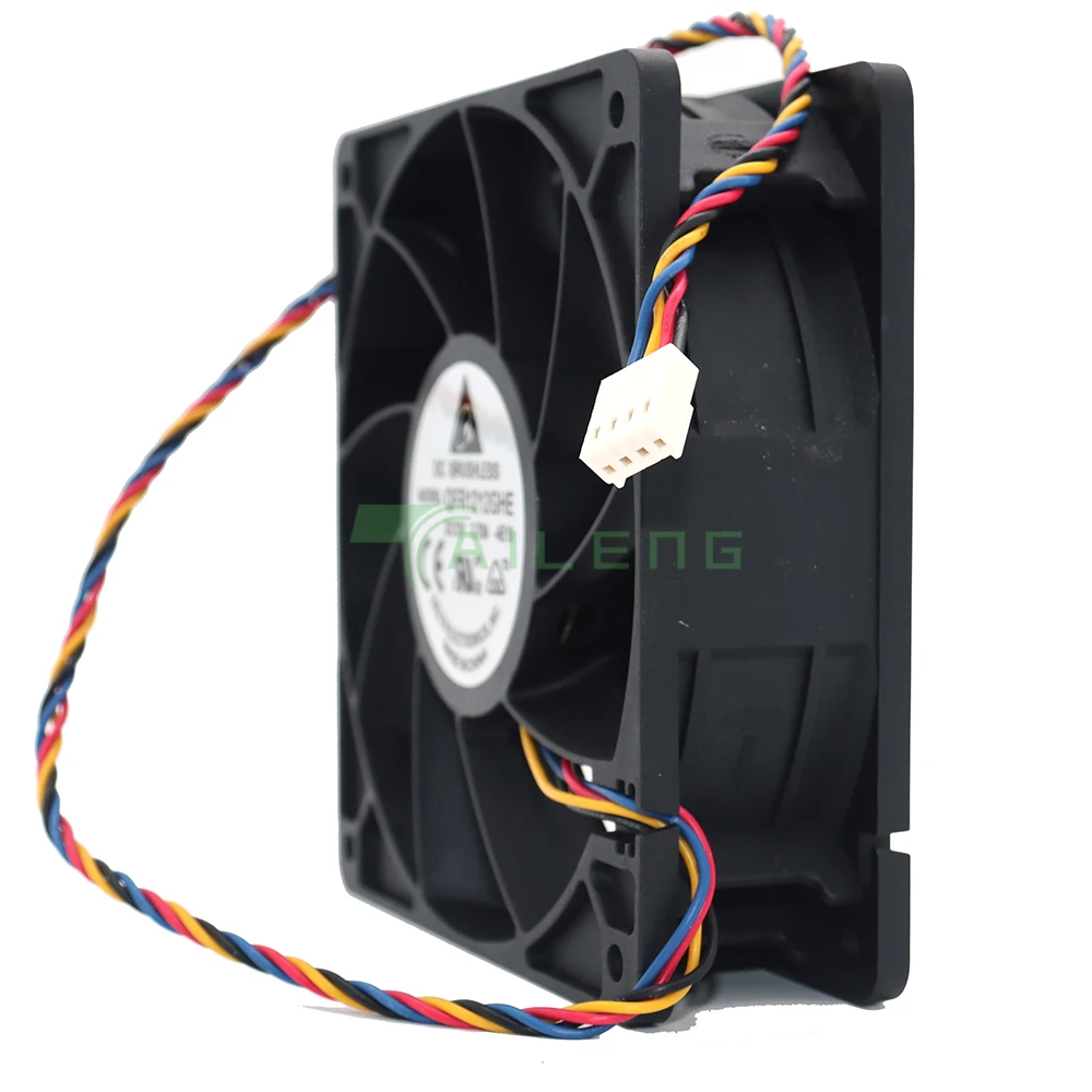 Imagem -03 - Ventilador de Refrigeração para Delta Qfr1212ghe dc 12v 2.70a 12038 120 mm 12cm 6000rpm