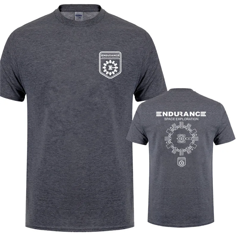 Endurance Space Exploration Interstellar Men T Shirts Stay Tars Tshirt Unisex Casual Shirt Fashion Classic Tops LH-412