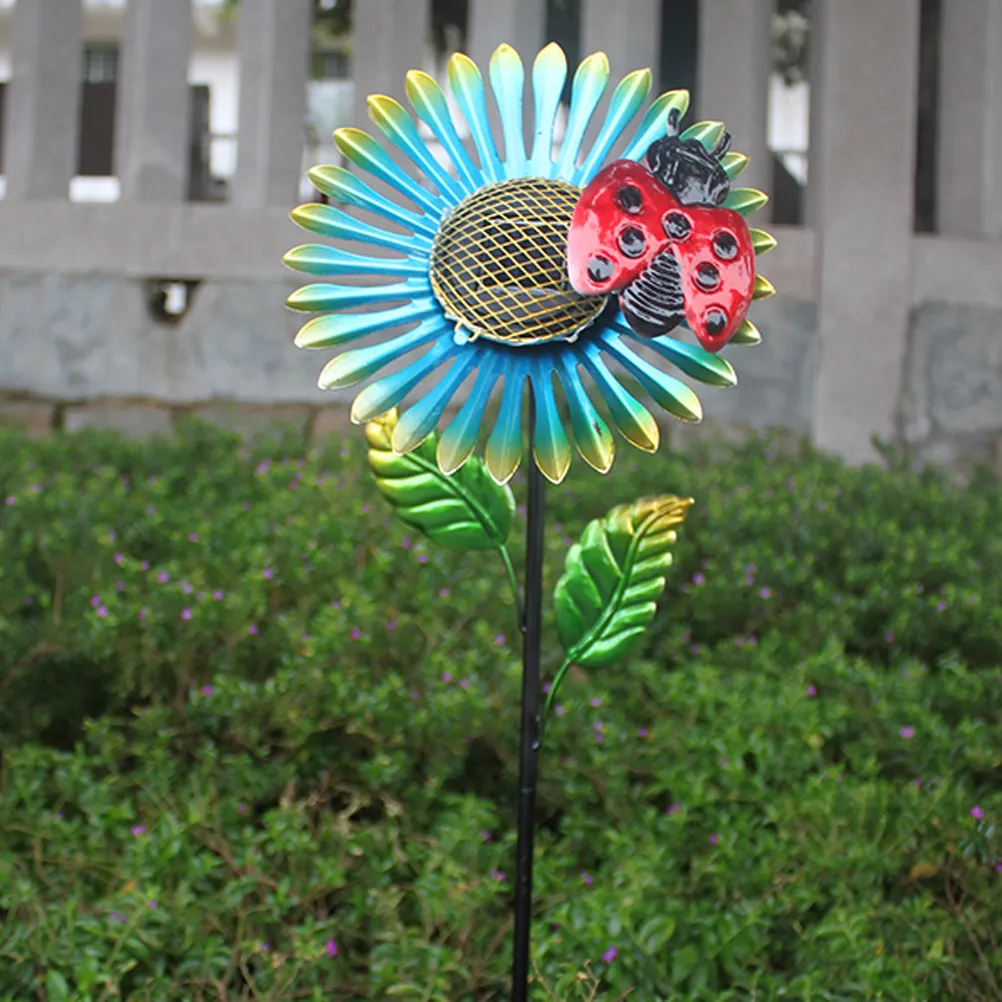 

Beetle Flower Solar Lamp Ground Plug Light High Efficiency Outdoor Garden Path Light for Walkways Courtyards Lawns