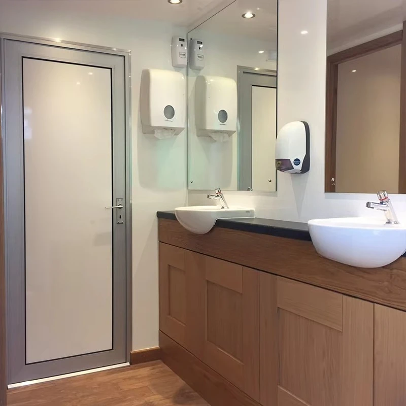 Truth Mobile Events مراحيض الحمام العام المتنقل للتخييم مرحاض متنقل مع دش