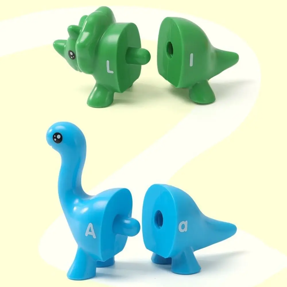 الحروف على الوجهين مطابقة الحروف فرز الألوان الديناصور الحسي التنسيق بين اليد والعين الرقمية الشكل فرز مونتيسوري