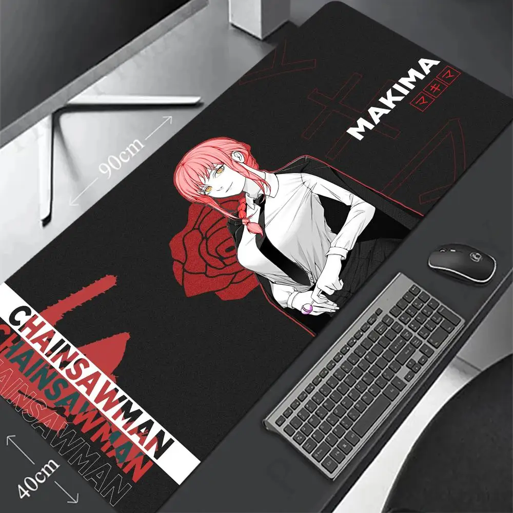 

Mouse Pad Gaming 900×400 Mousepad Gamer Chainsaw Man Xxl Mouse Mat Offices Accessories Keyboard Long Pad Computer Desk Mat