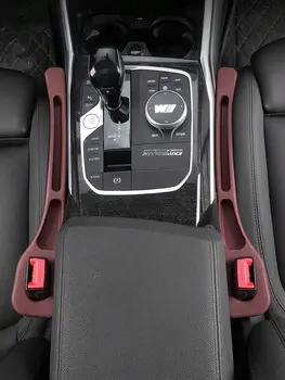 2ks výplň mezery autosedačky, provedení s dvojitým slotem, doplňky do interiéru vozu, úložný box na telefon a klíče, podložka do slotu v autě, výplně mezer sedadla 10 nejlepší prodej Výplň mezery sedadla BMW - №8