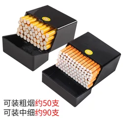 20/25/30/40/50 high-capacity cigarette case portable plastic thick cigarette storage box moisture-proof sealed cigarette case