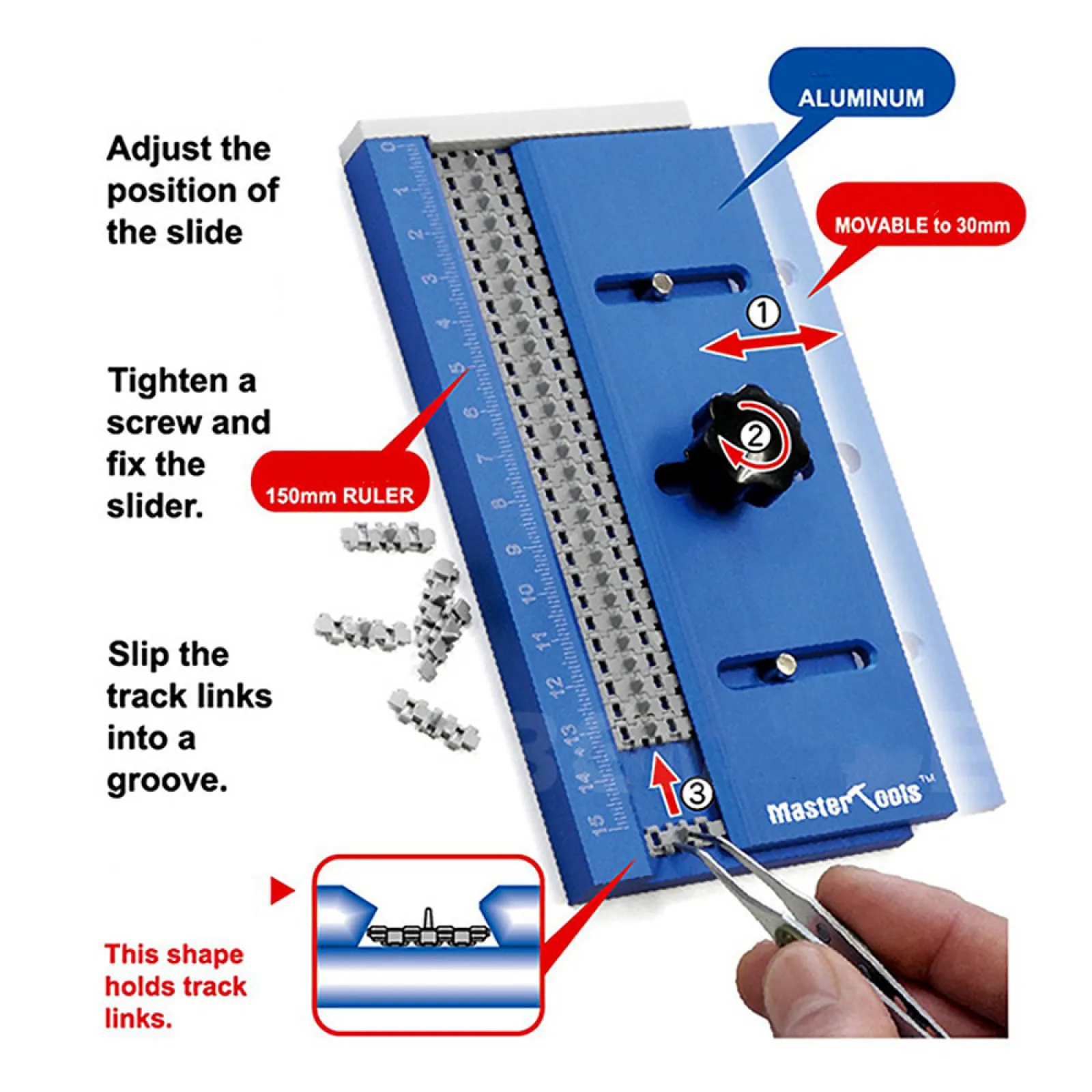 09967 صانع المسار نموذج الجمعية الرقصة ل وصلات المسار عازف البوق أدوات رئيسية RC الدبابات عربة نموذج أدوات البناء هواية التجميع