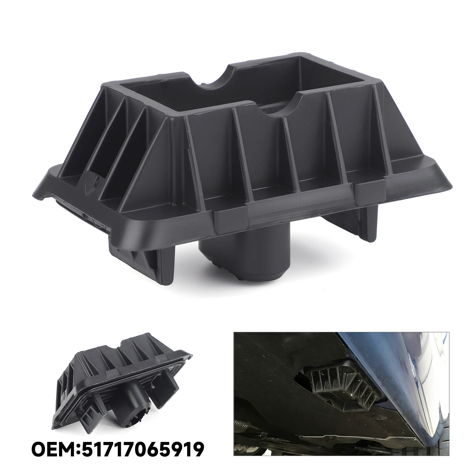 Black Under Car Support Pad Lifting Car For BMW 5 Series E60 E61 X3 X4 Car Support Pad Lifting Jack Support Pad OEM 51717065919